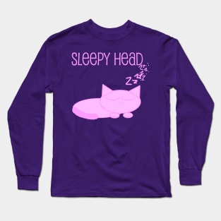 Sleepy Head Long Sleeve T-Shirt